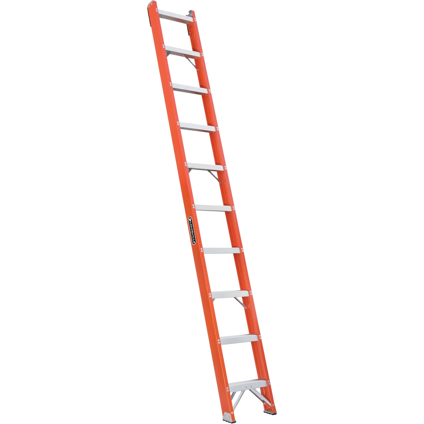 FH1000 Series Industrial Heavy-Duty Shelf Ladders, 10', Fibreglass, 300 lbs., CSA Grade 1A