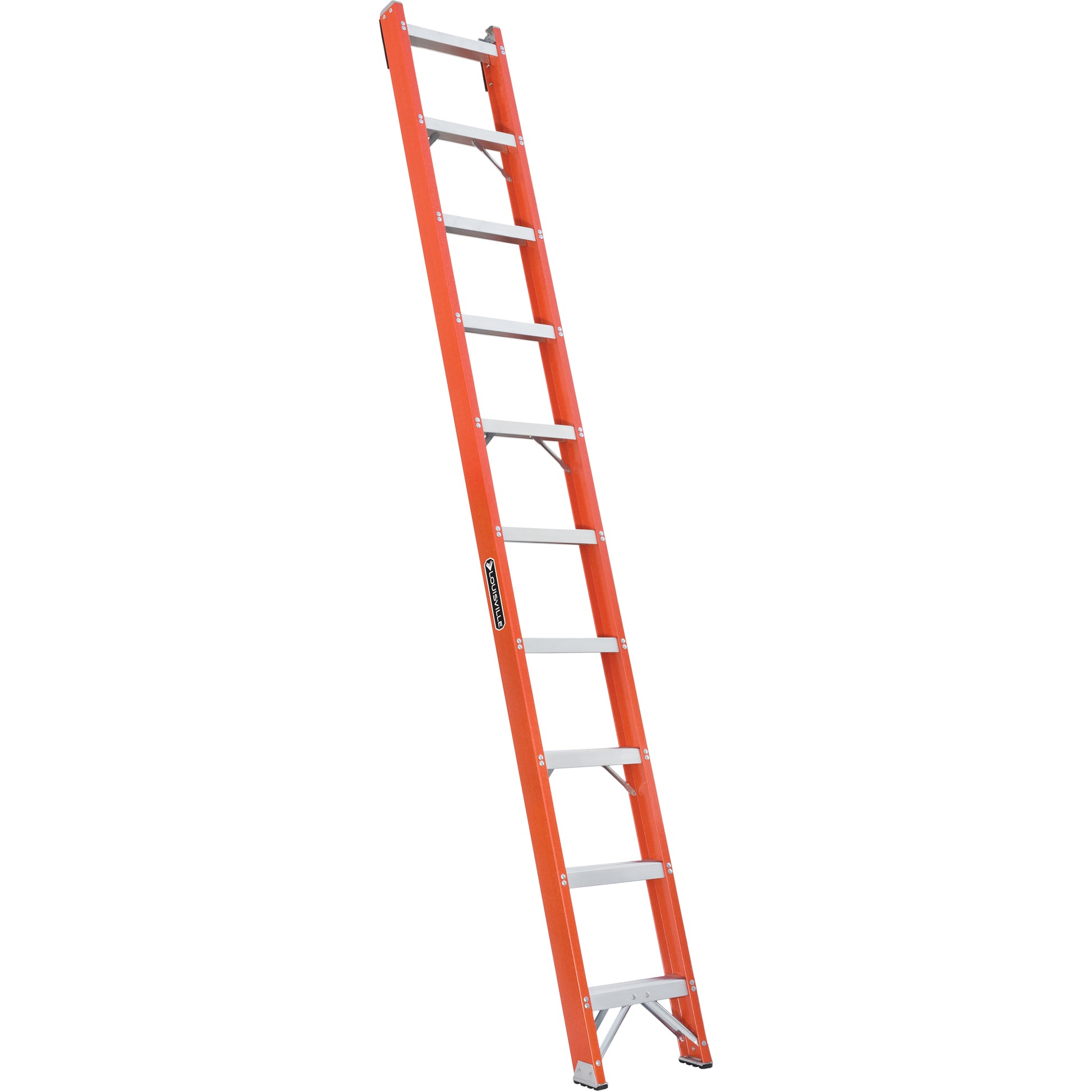 FH1000 Series Industrial Heavy-Duty Shelf Ladders, 10', Fibreglass, 300 lbs., CSA Grade 1A
