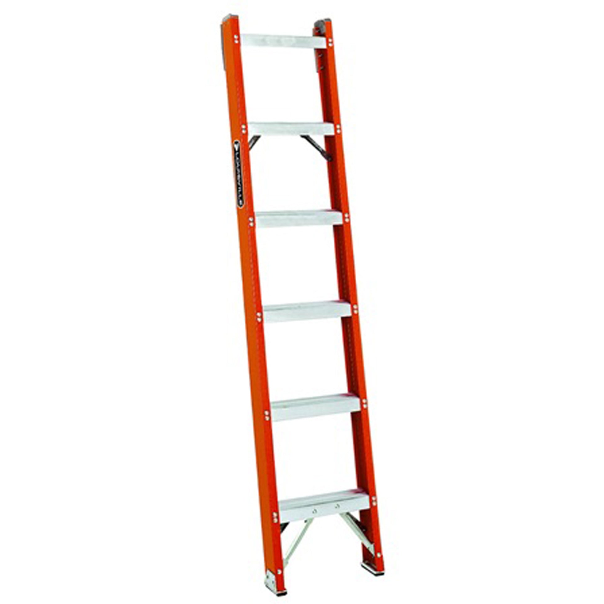 FH1000 Series Industrial Heavy-Duty Shelf Ladders, 6', Fibreglass, 300 lbs., CSA Grade 1A