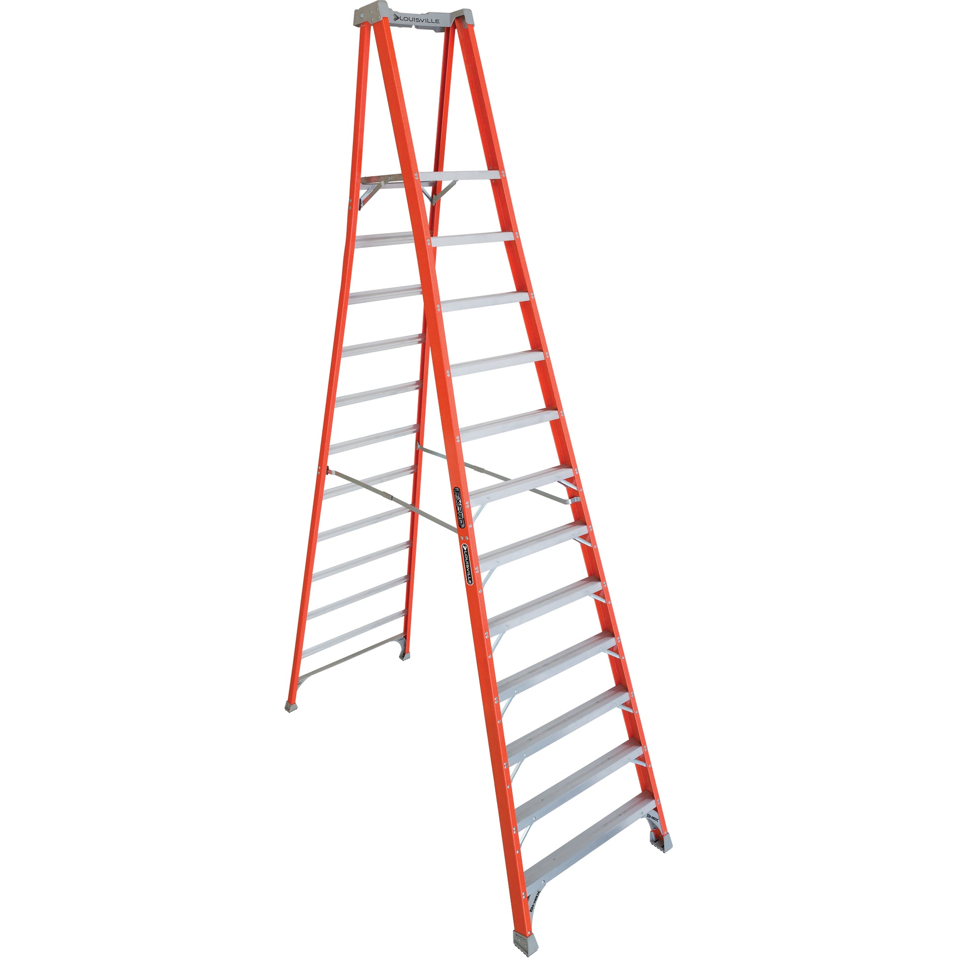 Industrial Heavy-Duty Pro Platform Stepladders (FXP1700 Series), 12', 300 lbs. Cap.