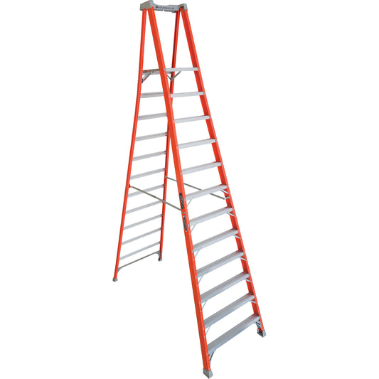 Industrial Heavy-Duty Pro Platform Stepladders (FXP1700 Series), 12', 300 lbs. Cap.