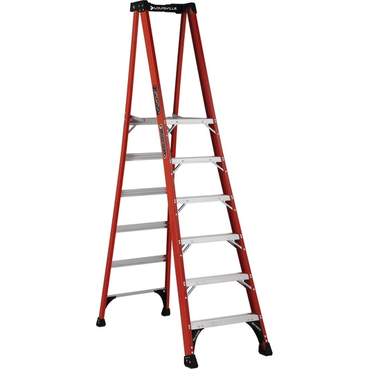 Industrial Extra Heavy-Duty Pro Platform Stepladders (FXP1800 Series), 6', 375 lbs. Cap.