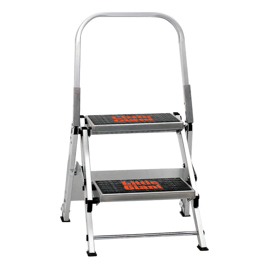 Safety Stepladder, 1.5', Aluminum, 300 lbs. Capacity, Type 1A