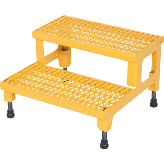 Adjustable Step-Mate Stand, 2 Step(s), 23-13/16" W x 22-7/8" L x 15-1/4" H, 500 lbs. Capacity