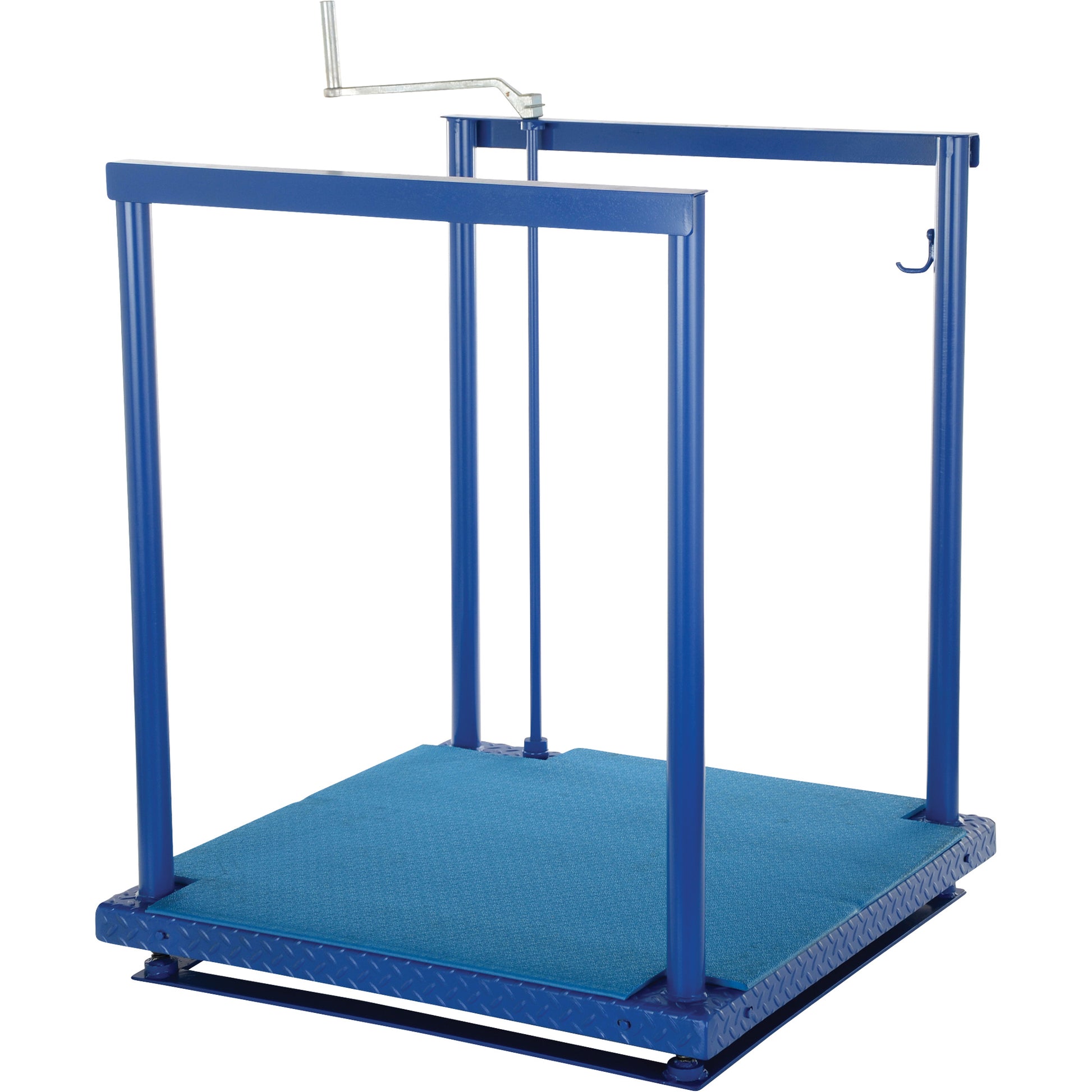 Ergonomic Posi-Crank Platform With Anti-Fatigue Mat, 36" W x 72" D, 500 lbs. Capacity, All-Welded