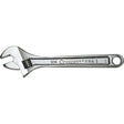 Crescent Adjustable Wrenches, 12" L, 1-1/2" Max Width, Chrome