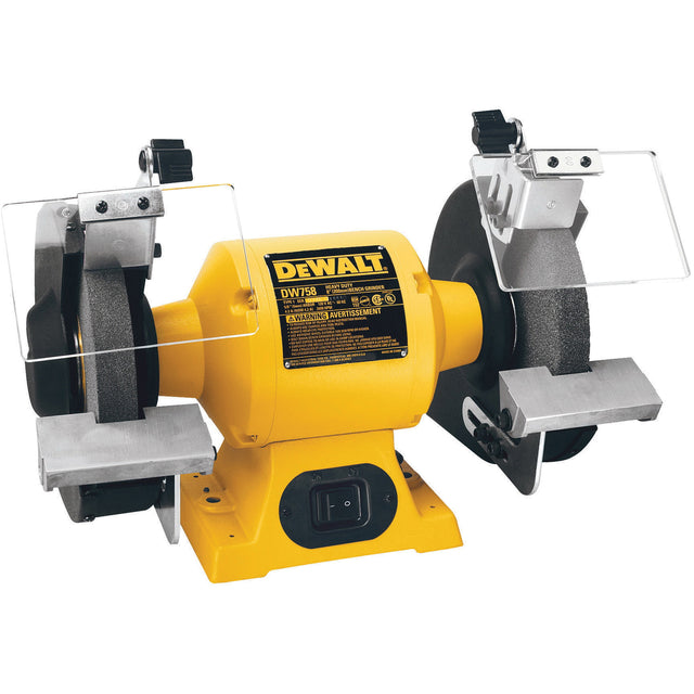 Heavy-Duty Bench Grinder, 8" Wheel Diameter, 3/4 HP, 3600 RPM