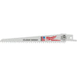 Fleam Ground Sawzall® Reciprocating Blade, Bi-Metal, 6 TPI, 6" L x 3/4" W