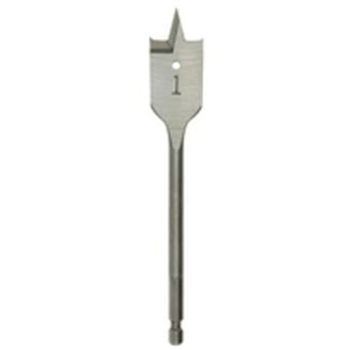 Flat Boring Bit, 7/16" Diameter, 1/4" Hex Shank, 6" Length