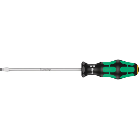 Tapered Slotted Screwdriver, 6.5 mm Tip, Round, 10-1/16" L, Plastic Handle
