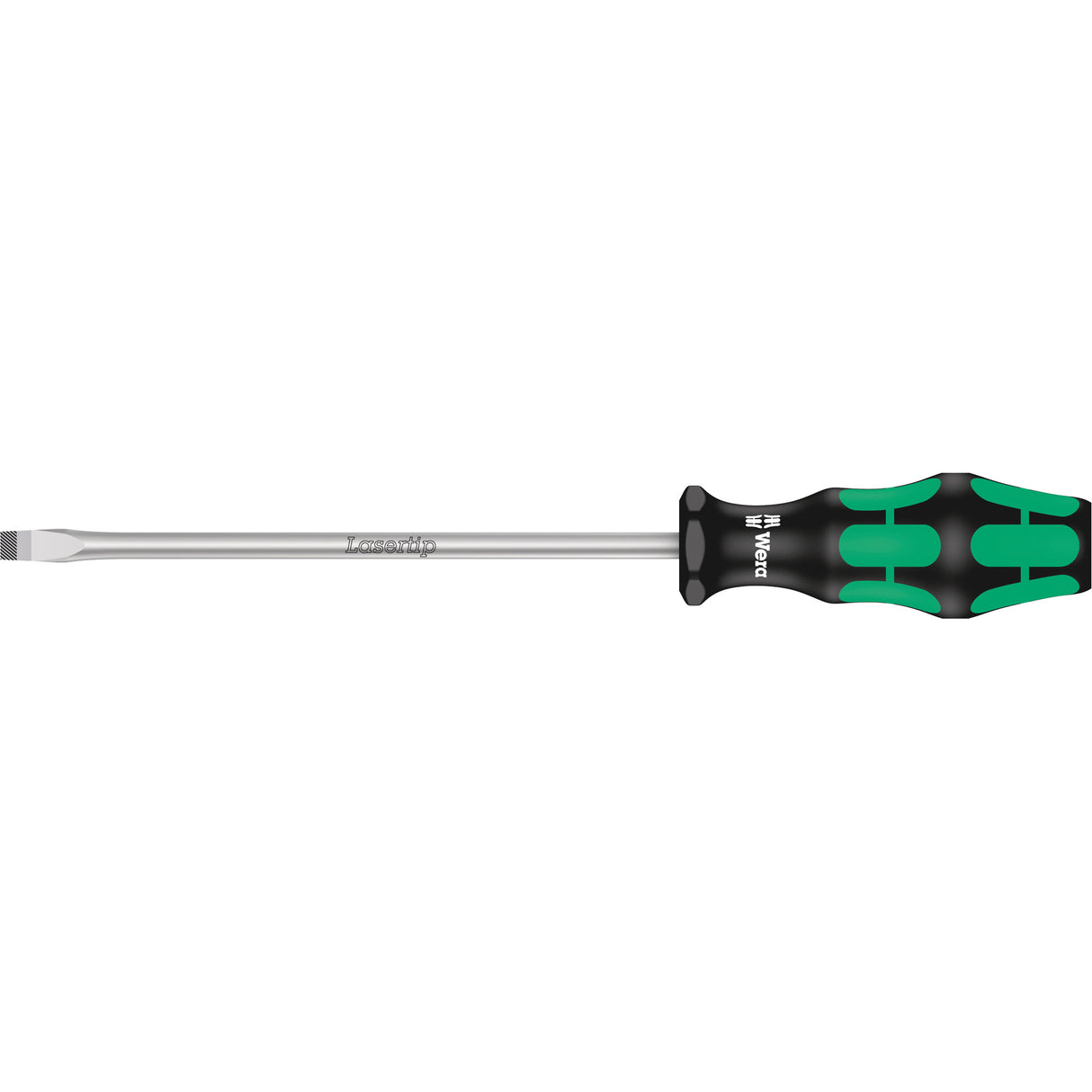 Tapered Slotted Screwdriver, 5/16" Tip, Round, 11-1/8" L, Plastic Handle