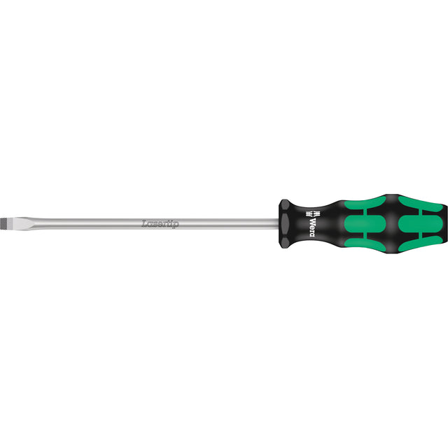 Tapered Slotted Screwdriver, 5/16" Tip, Round, 11-1/8" L, Plastic Handle