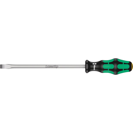 Tapered Slotted Screwdriver, 3/8", 12" L, Plastic Handle