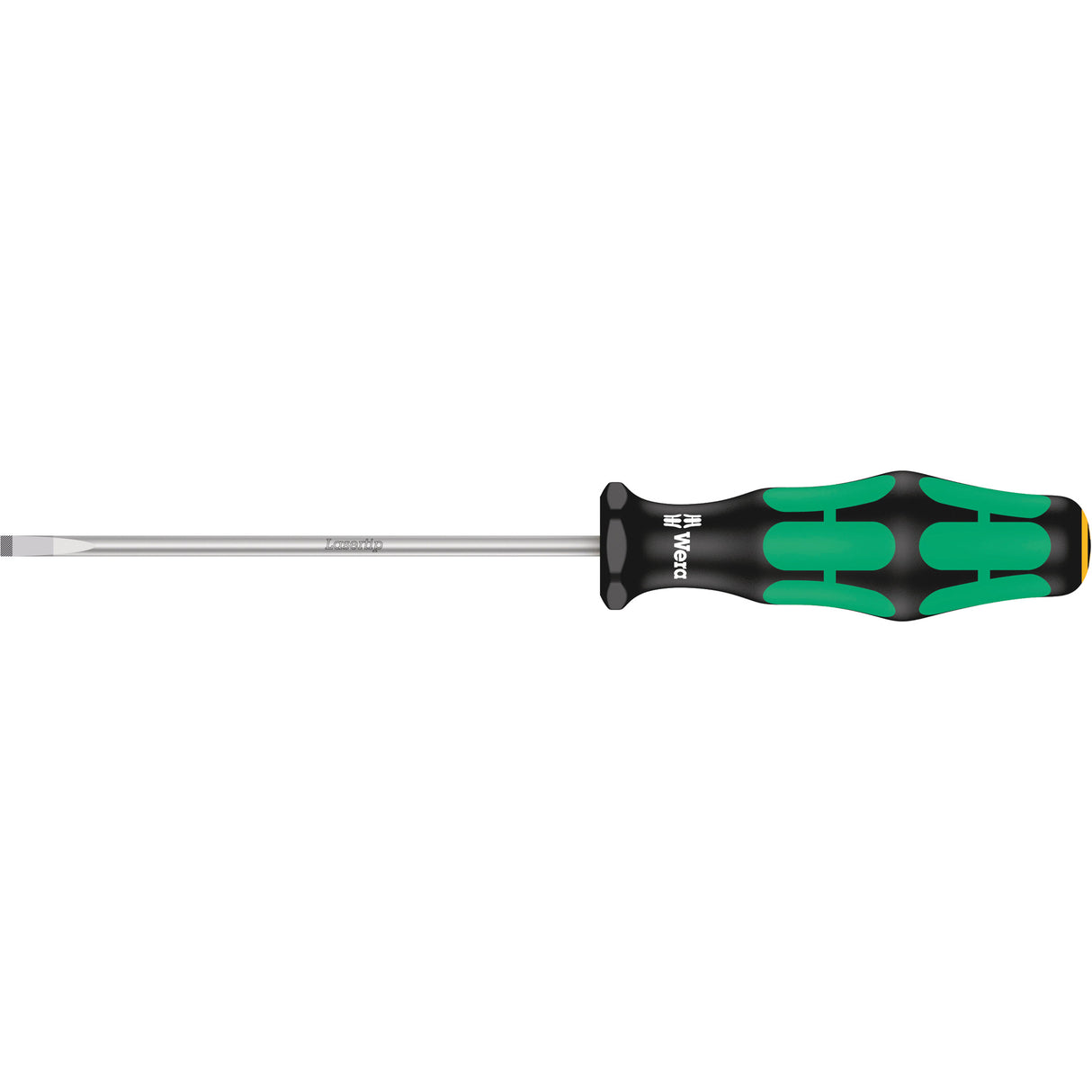Slotted Screwdriver, 3.5 mm Tip, Round, 7-1/8" L, Plastic Handle