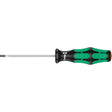 Slotted Screwdriver, 1/8" Tip, Round, 6-5/16" L, Plastic Handle