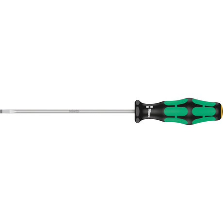 Slotted Screwdriver, 3.5 mm Tip, Round, 8-1/8" L, Plastic Handle