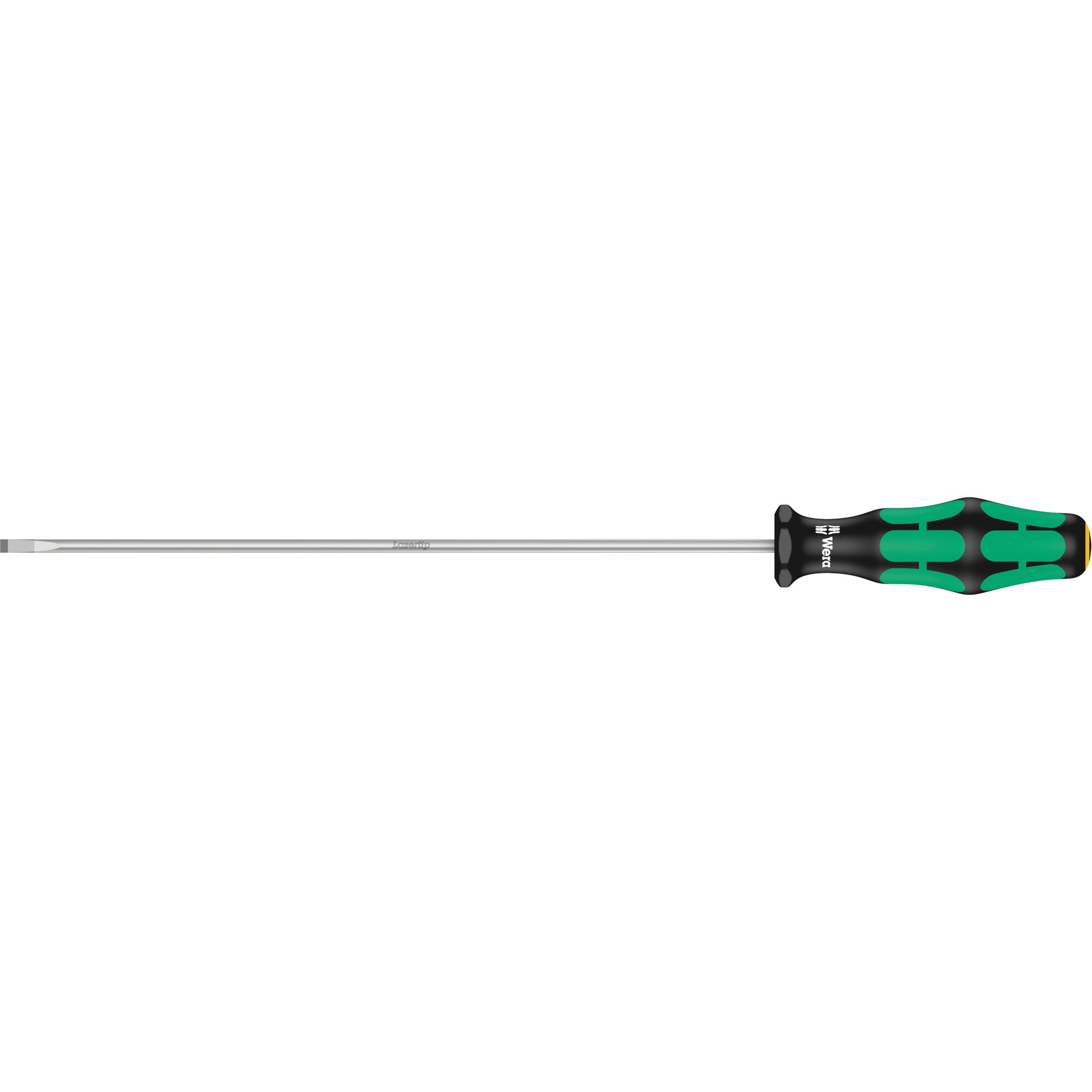 Slotted Screwdriver, 3.5 mm Tip, Round, 11-1/16" L, Plastic Handle