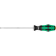 Slotted Screwdriver, 4 mm Tip, Round, 9-3/4" L, Plastic Handle