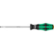 Slotted Screwdriver, 5.5 mm Tip, Round, 8-25/32" L, Plastic Handle