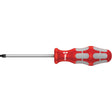 Robertson Screwdriver, #00 Tip, Round, 5-9/16" L, Plastic Handle