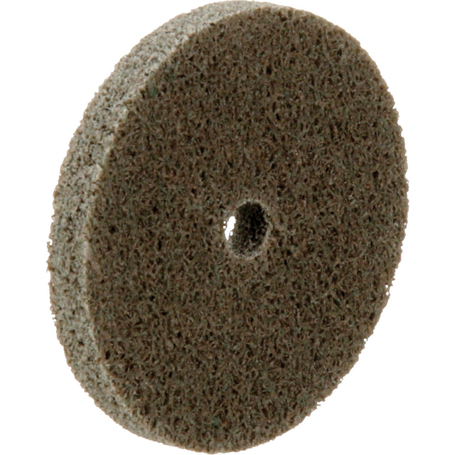 Standard Abrasives™ Unitized Wheel, 2" x 1/4", 1/4" Arbor, Medium Grit, Aluminum Oxide