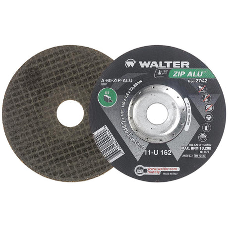 Zip Alu™ Cut-Off Wheel, 6" x 3/64", 7/8" Arbor, Type 27, Aluminum Oxide, 10200 RPM