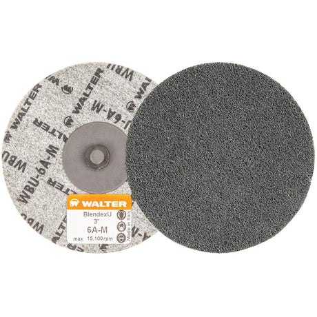 Twist™ Blendex U™ Discs, 3" Dia., Medium Grit, Aluminum Oxide