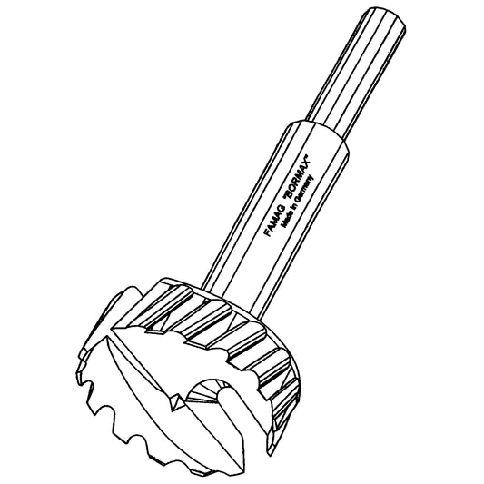 Bormax Forstner Bits, 1-1/16", 5/16" Shank, 3-1/2" Length