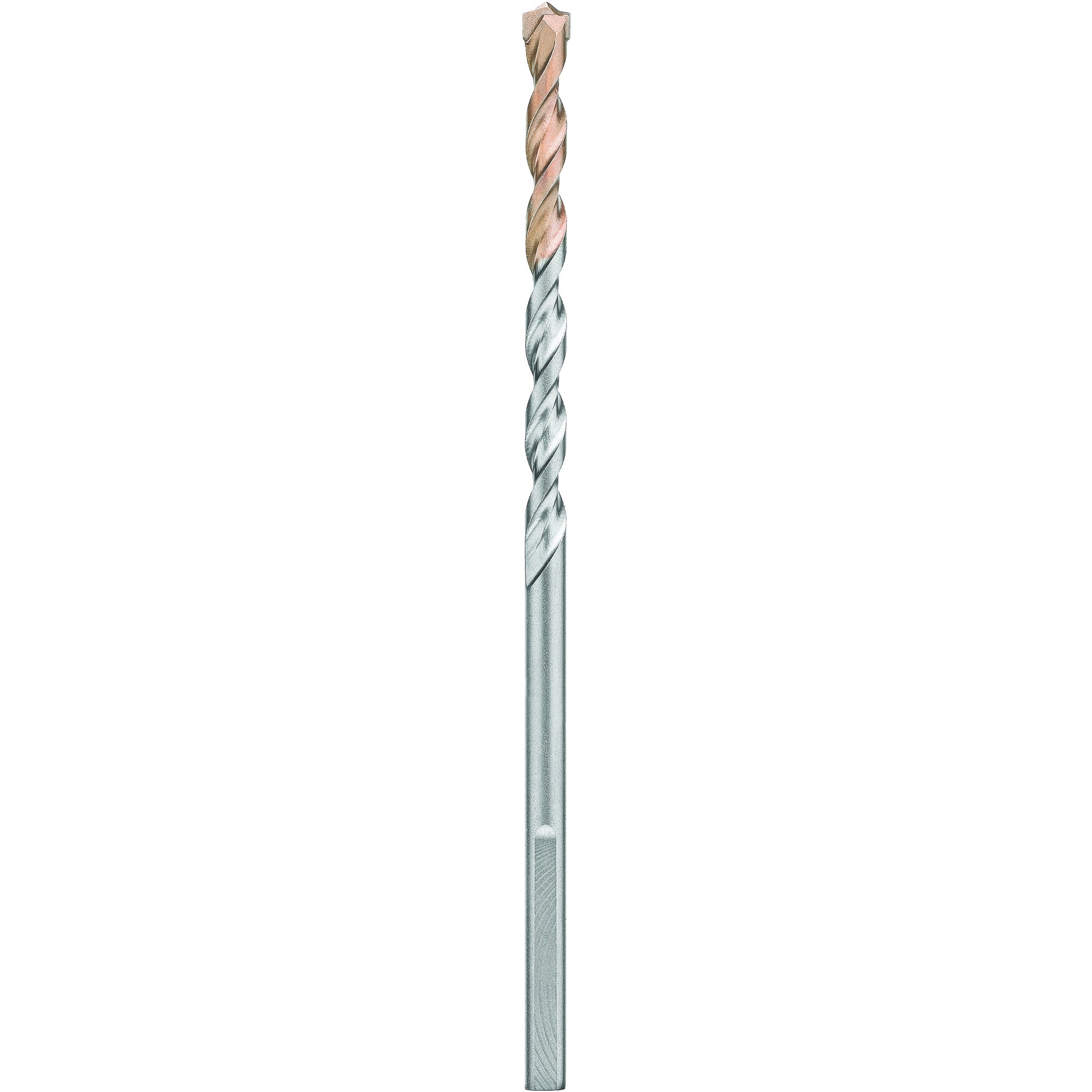 4-Flute Hammer Drill Bit, 3/8", 3-Flat Shank, Carbide