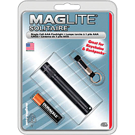 Solitaire® Flashlights, Incandescent, 2 Lumens, AAA Batteries