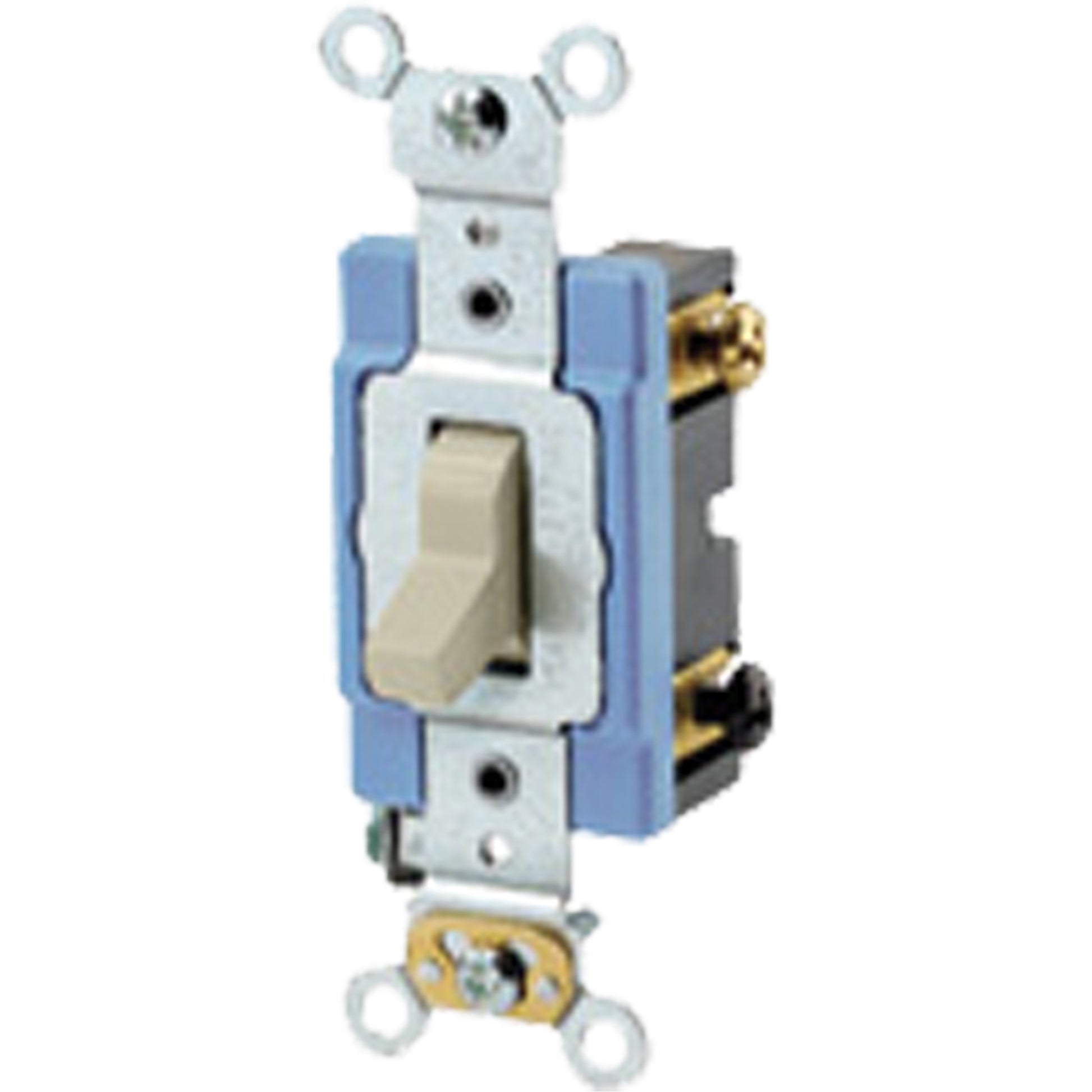 Back & Side-Wired Quiet Switch with 3-Way Toggle