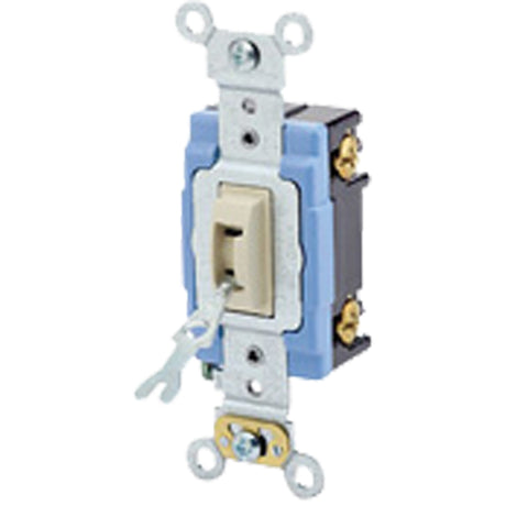 Back & Side-Wired Quiet Switch with Locking 3-Way Toggle