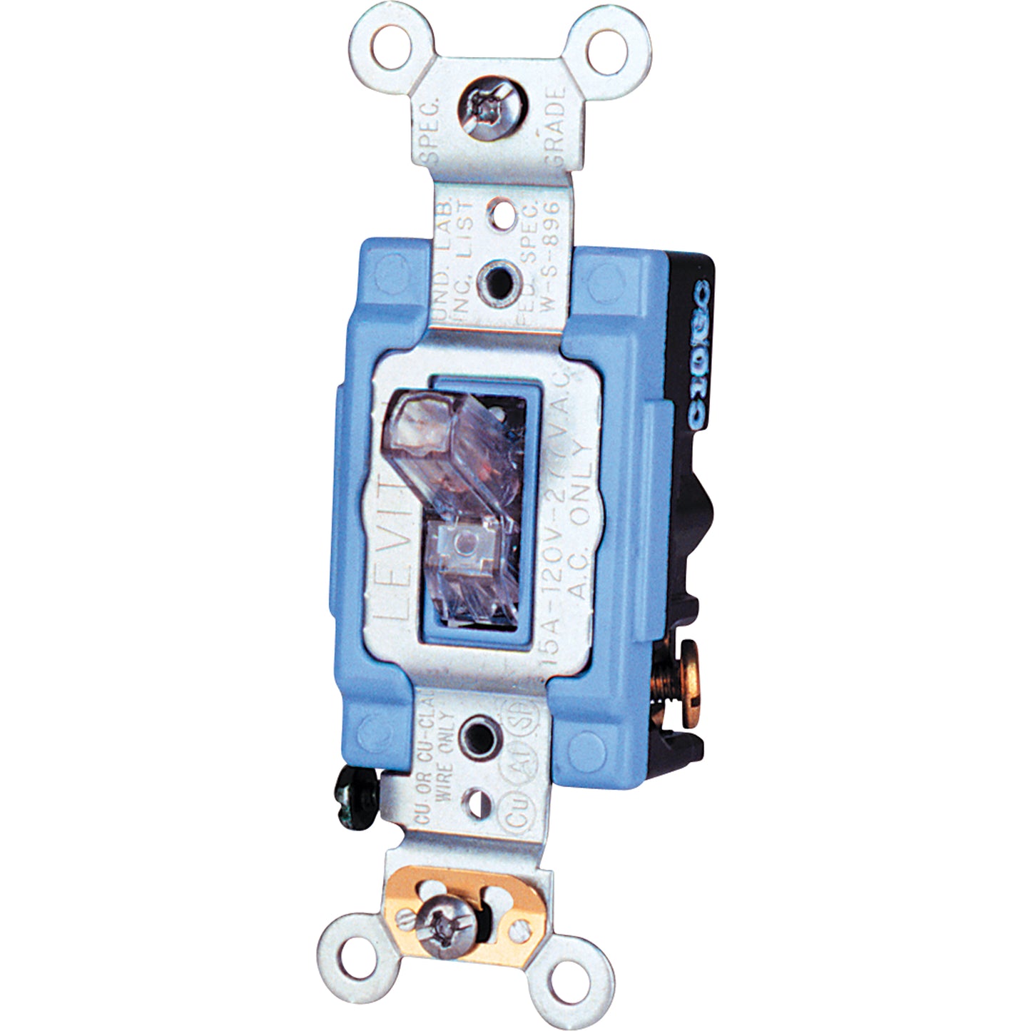 Back & Side-Wired Lighted Handle with 3-Way Toggle