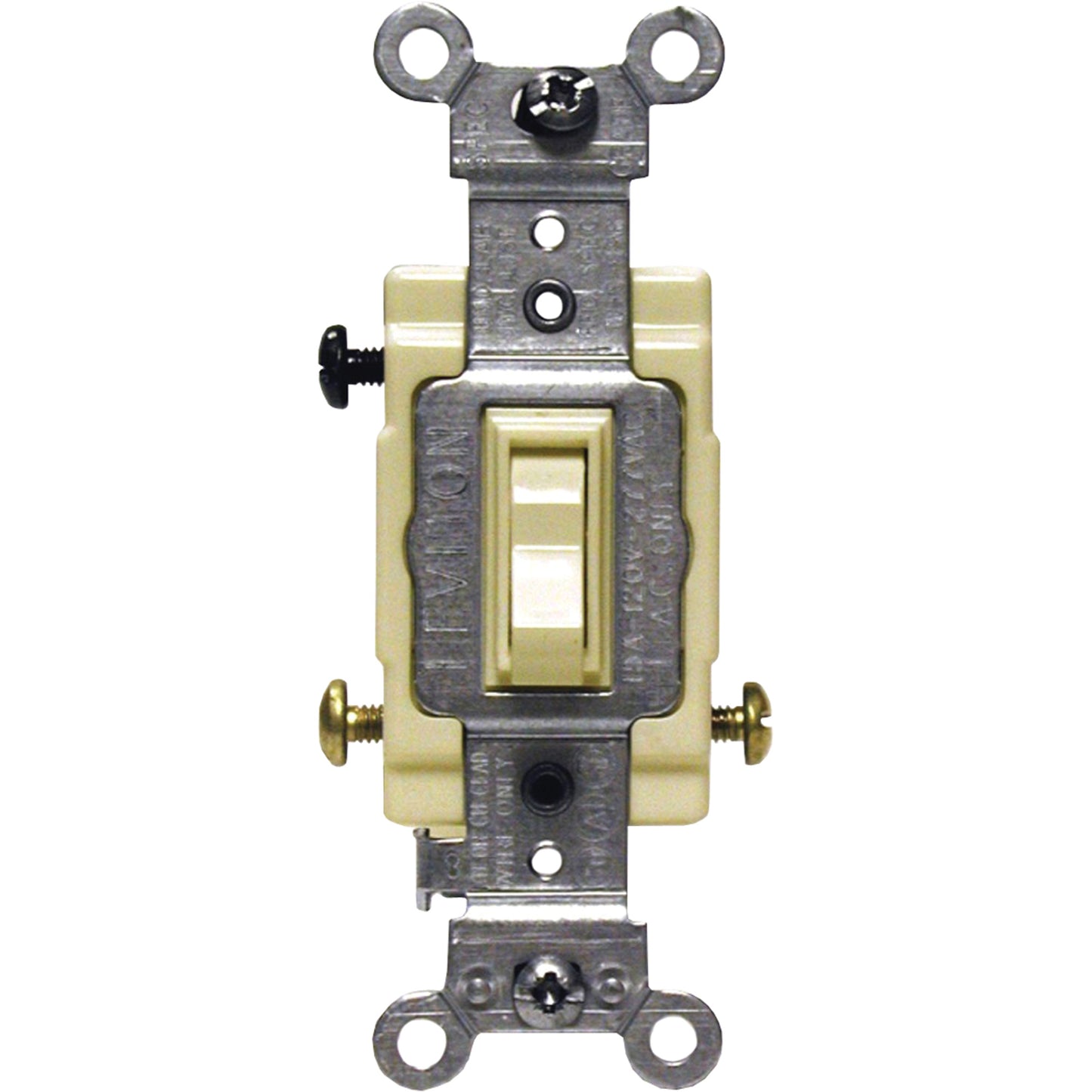 Back & Side-Wired Quiet Switches with 3-Way Framed Toggle
