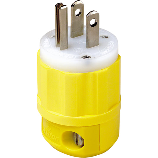 Industrial Straight Blade Connector, Nylon, 125 V