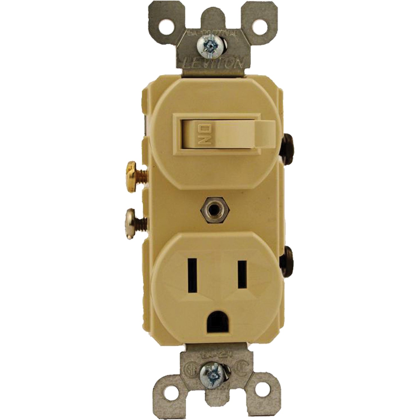 Combination Single-Pole Switch & Grounding Receptacle