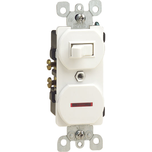 Combination Single-Pole Switch & Neon Pilot Light