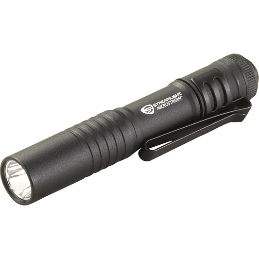 MicroStream® Pen Light, LED, 45 Lumens, Aluminum Body, AAA Batteries, Included