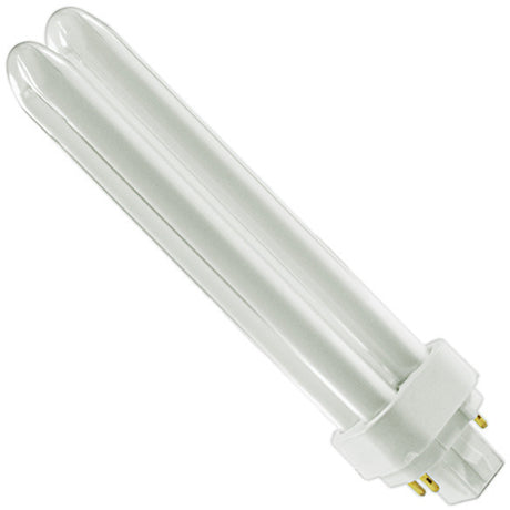 Compact Fluorescent Lamps, T4, 26 W, 4100 K, G24Q-3 Base, 12000 hrs.