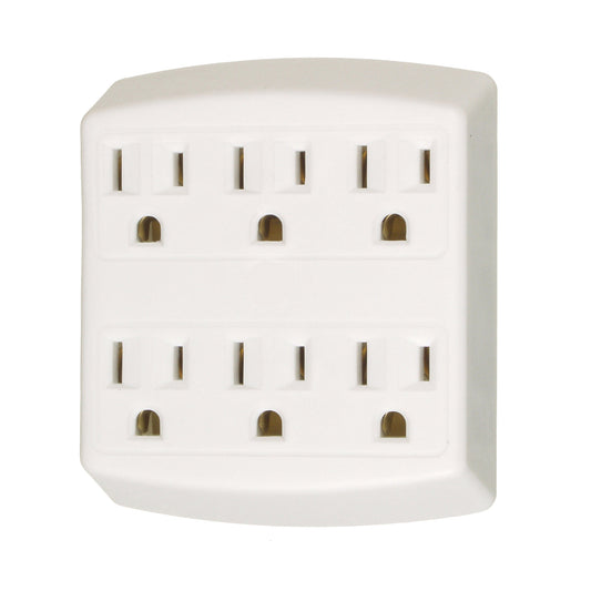 Adaptors, 6 Outlet(s), 15 Amps, 1875 W, 125