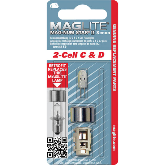 Maglite® Replacement Bulb for 2-Cell C & D Flashlights