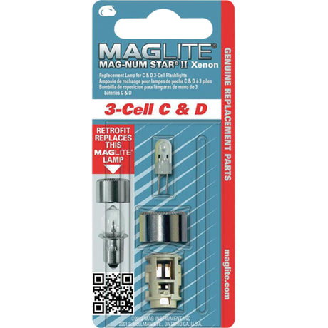 Maglite® Replacement Bulb for 3-Cell C & D Flashlights