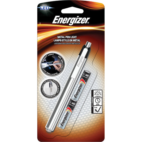 Pen Light, LED, 35 Lumens, Aluminum Body, AAA Batteries, Included