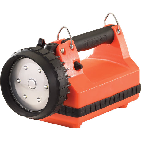 E-Flood® LiteBox® Lantern with Power Failure System, LED, 615 Lumens, 8 Hrs. Run Time, Rechargeable Batteries, Included