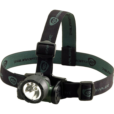 Green Trident® Headlamp, LED, 80 Lumens, 5 Hrs. Run Time, AAA Batteries