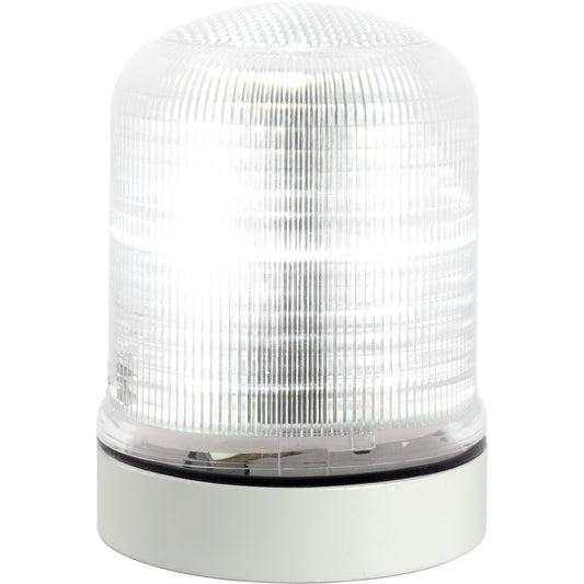 Streamline® Modular Multifunctional LED Beacons, Continuous/Flashing/Rotating, Clear