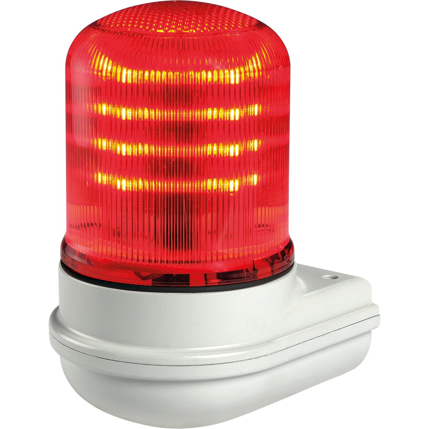 Streamline® Modular Multifunctional LED Beacons, Continuous/Flashing/Rotating, Red