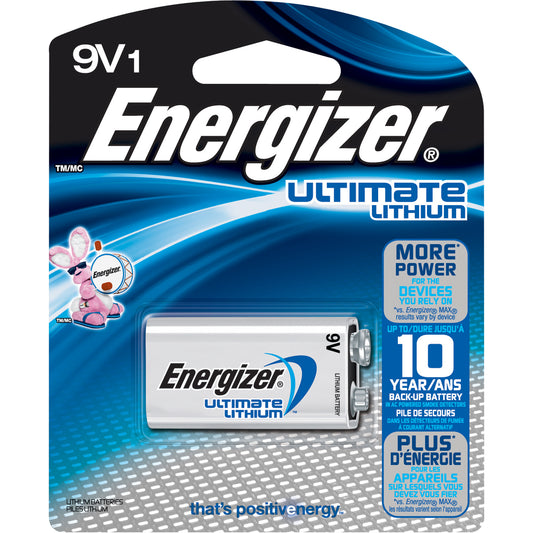 Energizer Lithium Batteries, 9 V