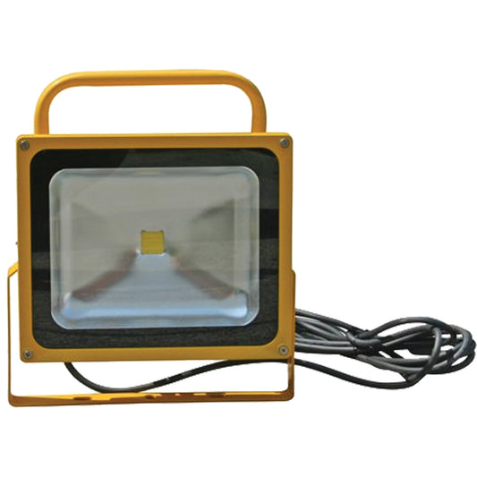Portable Floodlights, LED, 40 W, 6000 Lumens, Aluminum Housing