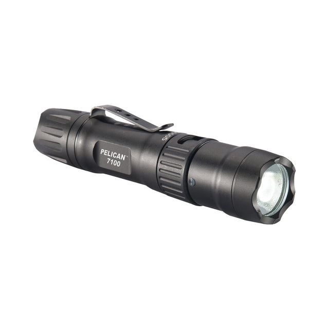 7100 Tactical Flashlight, LED, 695 Lumens, AA Batteries